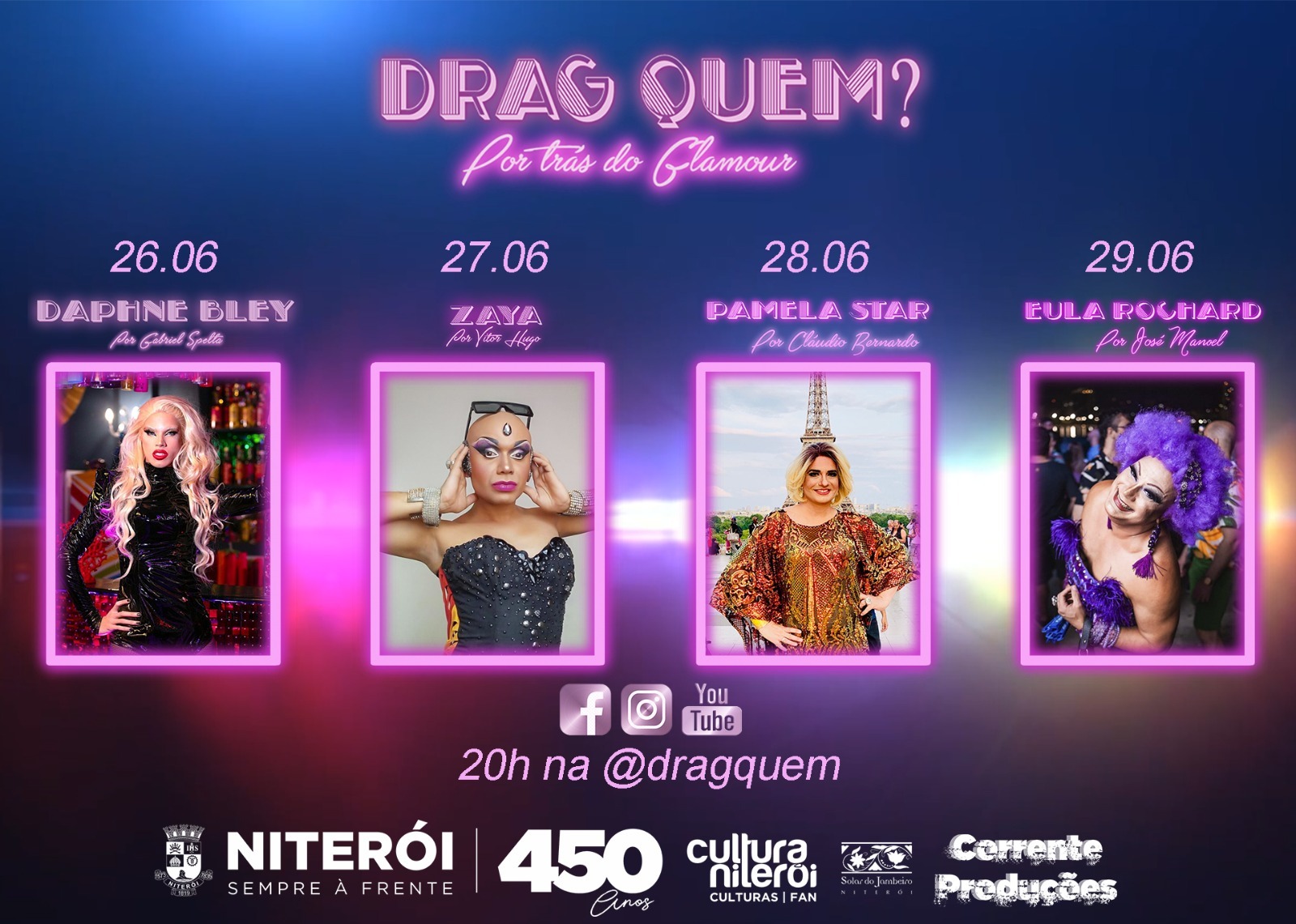 Documentário sobre vivências de Drag Queens estreia na semana do Orgulho LGBTQIA+
